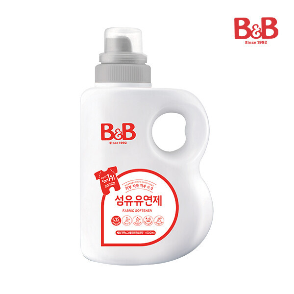 메디앙스 공식몰 아이맘,비앤비 섬유 유연제 (베르가못) 1500ml 용기X3개입