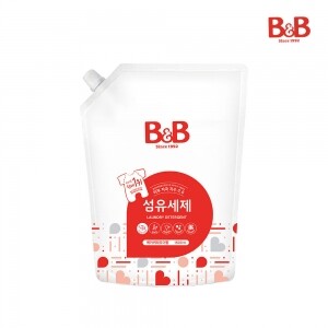 비앤비 섬유세제(베이비파우더) 1500ml (캡리필)X3개입