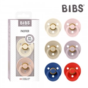 [★보호캡증정★][빕스]BIBS 덴마크 아기쪽쪽이 빕스 컬러 공갈젖꼭지 2P세트