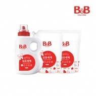 비앤비 섬유세제 1500ml 용기형+1500ml캡리필x2개