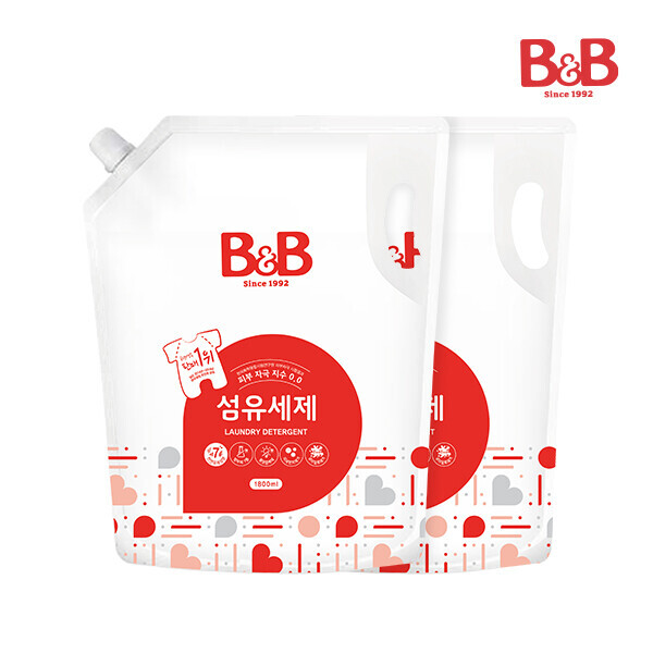 메디앙스 공식몰 아이맘,비앤비 섬유세제1500ml캡리필X2개입+유연제(자스민)1500ml(캡리필)+소다파우더