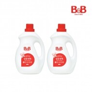 [공식몰단독] 비앤비 섬유세제 3000ml 용기 X 2개입 총 6L 대용량