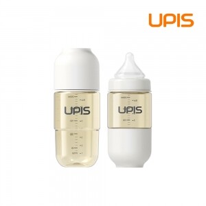 유피스 PPSU 젖병 260ml 화이트S (젖병+젖꼭지)