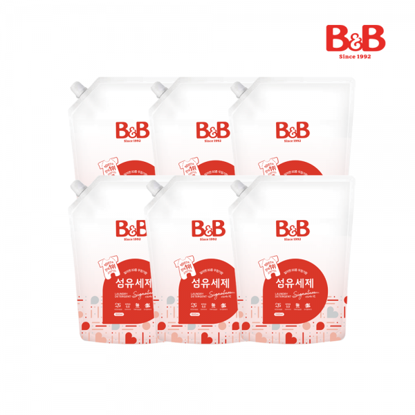 메디앙스 공식몰 아이맘,[800mlX2개 리필증정] 비앤비 섬유세제 1500ml(리필)X6개