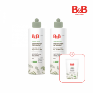 [800ml섬유세제증정] 비앤비 비건 식기세척기 세제 500ml(용기)X2개입