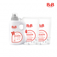 비앤비 섬유유연제(베르가못)1800ml(용기)+1500ml(리필)X2개