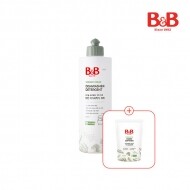 [800ml유연제증정] 비앤비 비건 식기세척기 세제 500ml(용기)