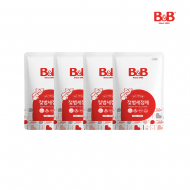 비앤비 젖병세정제 (거품) 400ml (리필)X4개