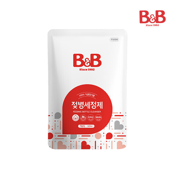 메디앙스 공식몰 아이맘,비앤비 젖병세정제 (액상) 500ml (리필)X4개