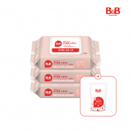 [800ml세제증정] 비앤비 자몽식초를담은 유아용품 세정티슈 60매*12팩