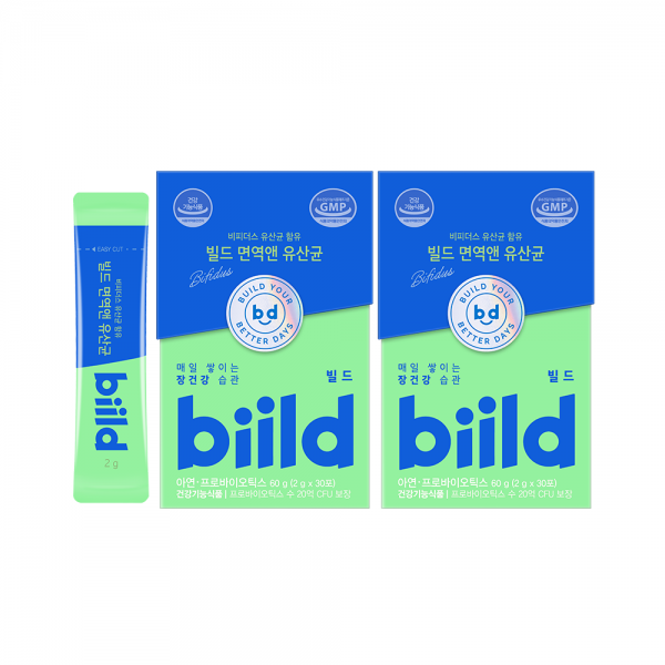 메디앙스 공식몰 아이맘,biild 빌드 면역앤 유산균 30포, 2gX2개