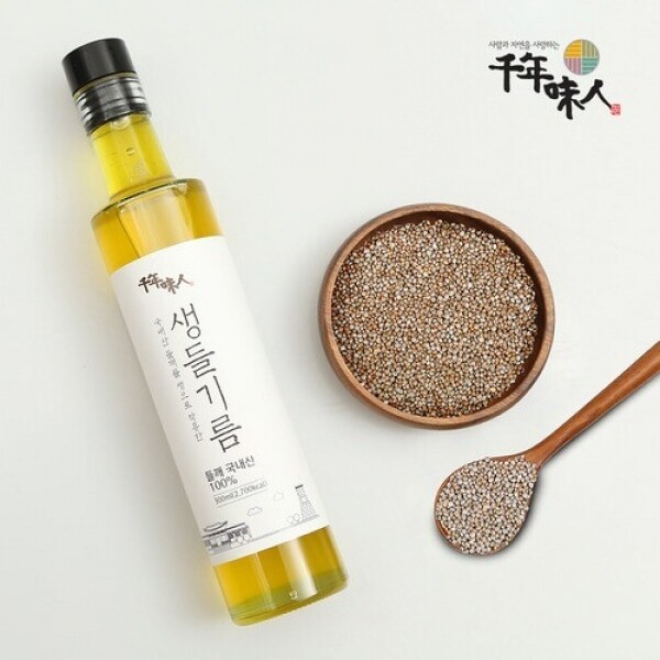 메디앙스 공식몰 아이맘,[천년미인] 100% 국내산 들깨 생들기름 180ml