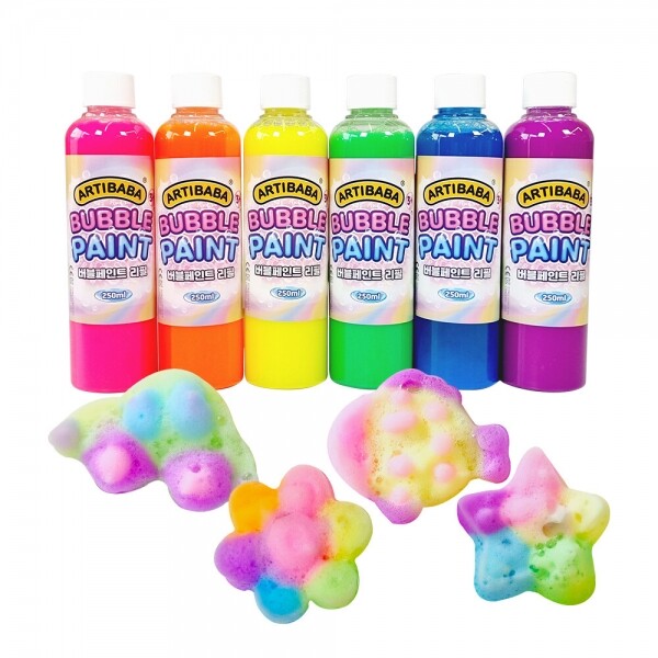메디앙스 공식몰 아이맘,아티바바 거품물감 버블페인트 리필물감 250ml 6색 중 택 1