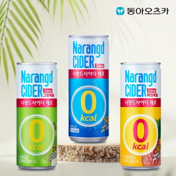 메디앙스 공식몰, 아이맘,[동아오츠카]나랑드사이다 245ml CAN 3종 1박스(총30입)