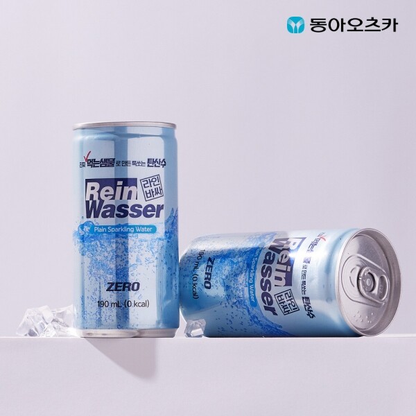 메디앙스 공식몰, 아이맘,[동아오츠카]라인바싸 탄산수 플레인 190ml CAN 1박스(총30입)